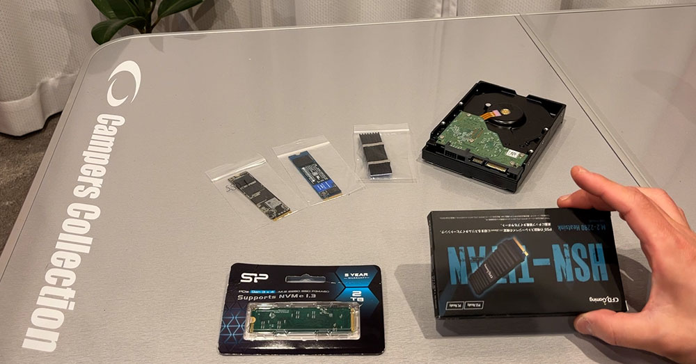 NVMe M.2 SSD ヒートシンク